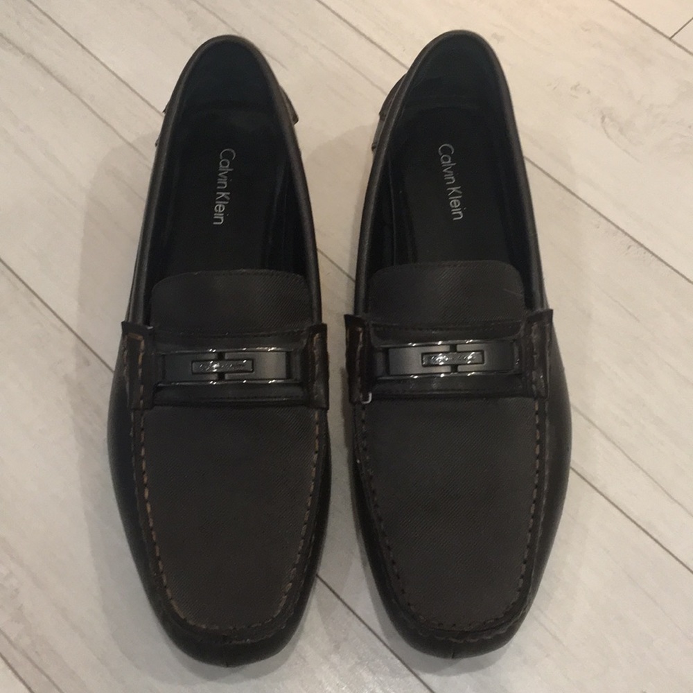 ** Dark Brown** Calvin Klein Mens Shoes